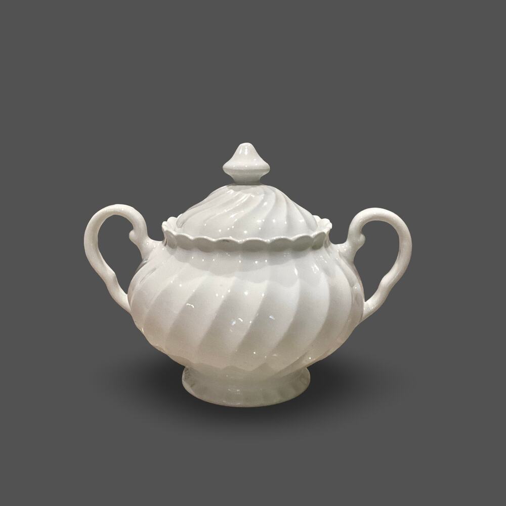 Vintage Snowhite Regency Sugar Bowl